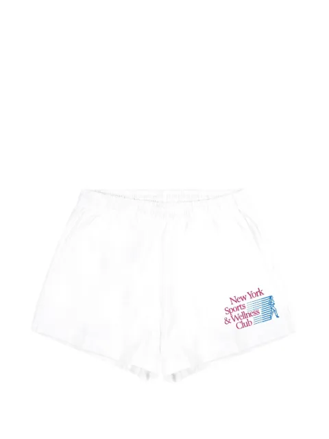 Sporty & Rich NY Motion Disco shorts White SH03767176WH012