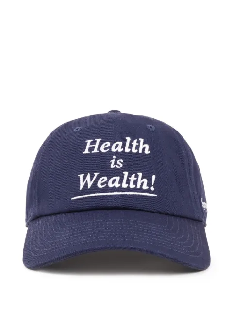 Sporty & Rich lettering-detail cap Blue AC07967006BL1321