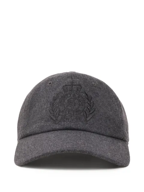 Sporty & Rich NY crest wool cap Grey AC08067243GY221