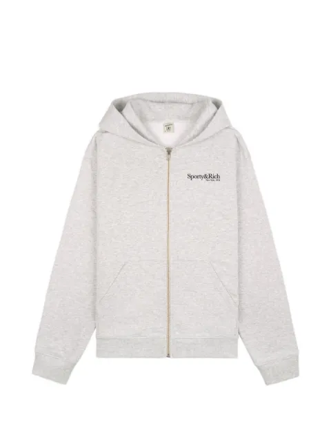 Sporty & Rich Run Club zipped hoodie Grey ST08867175GY032