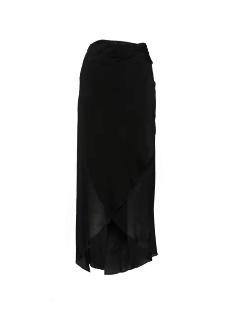 BONDI BORN wrap sarong Black RTWCU70564NT