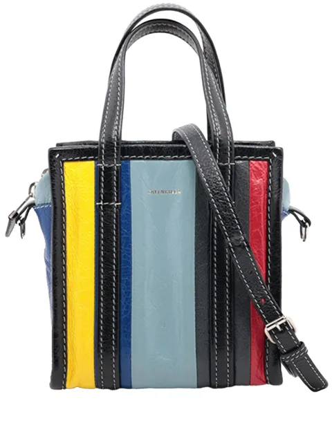 Balenciaga Pre-Owned 2019 XXS Lambskin Bazar Shopper satchel Black TCBHVD8IWZEJOUUI