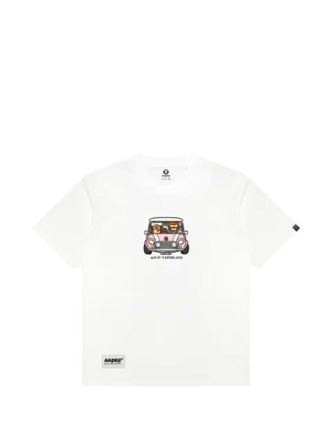 AAPE BY *A BATHING APE® print T-shirt White ATE1827XXQ