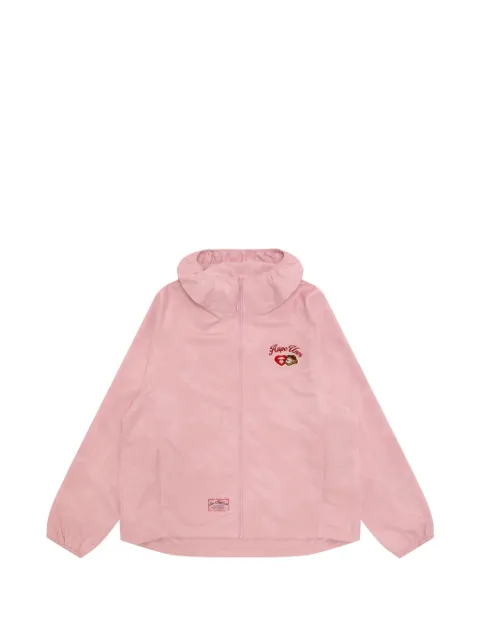 AAPE BY *A BATHING APE® patch-detail hooded jacket Pink ALJ7777XXQ