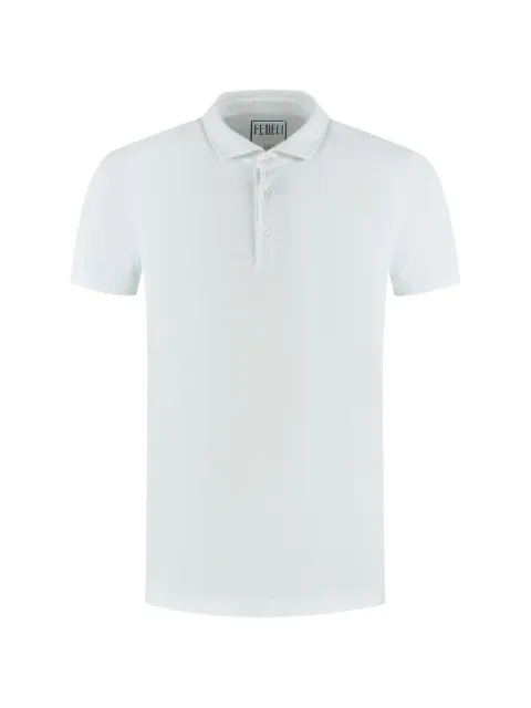 Fedeli buttoned polo shirt White TUD0011670