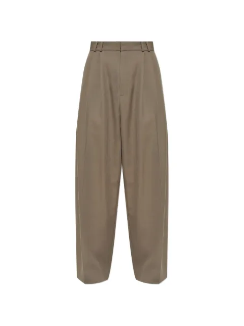 Studio Nicholson pleated trousers Brown LINESNM1185