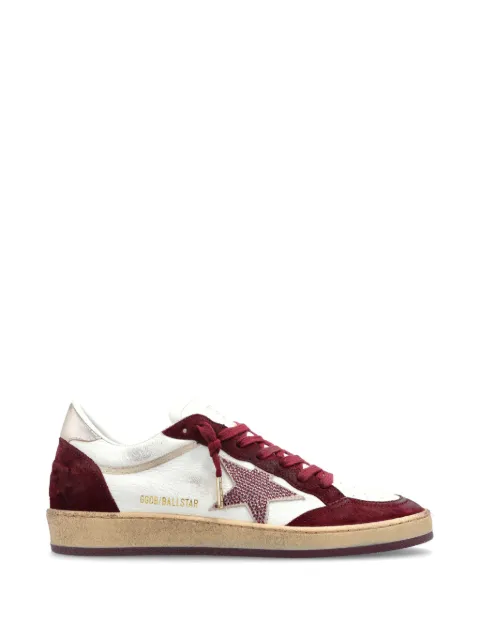 Golden Goose Ballstar star-appliqué low-top sneakers Red GWF00117F008066