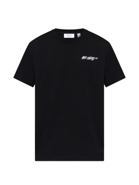 Off-White round neck T-shirt Black 44MAA027S26J009001