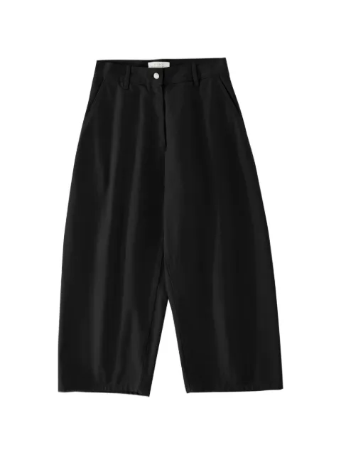 Studio Nicholson Chalco curved washed denim trousers Black CHALCOSNW141714OZREGENDENIMWASHEDBLACK