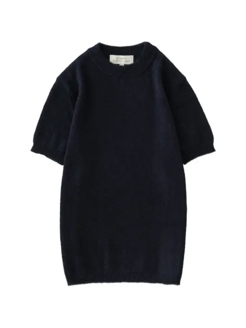 Studio Nicholson Seren ribbed top Blue SERENSNW1833MOHAIRNAVY