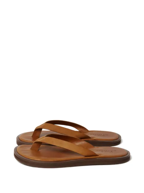 Studio Nicholson Curren smooth leather sandals Brown CURRENSNM1527FLEXLEATHERSAND
