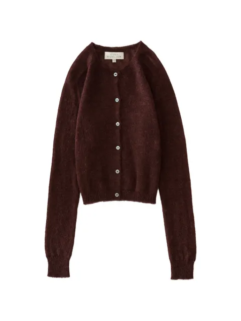 Studio Nicholson Iska cardigan Red ISKASNW1832MOHAIRMULBERRY
