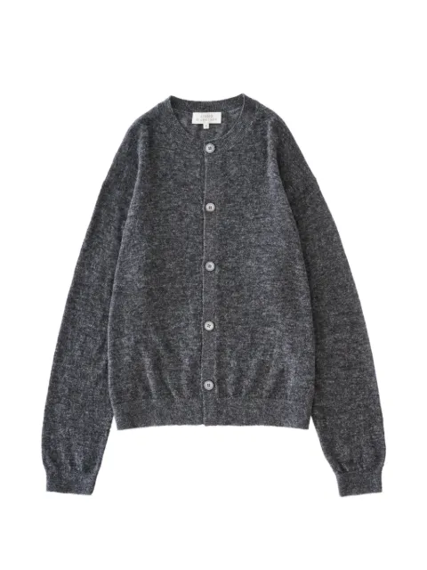 Studio Nicholson Andres buttoned cardigan Grey ANDRESSN1492FINEALPACACHARCOALMARL