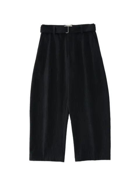 Studio Nicholson Vital stripe trousers Black VITALSNM1279BROKENPINSTRIPEBLACK