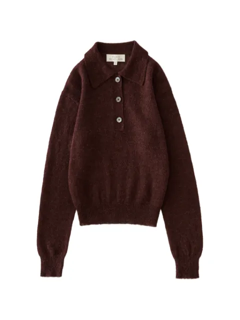 Studio Nicholson Chesapeake polo top Red CHESAPEAKESNW1534