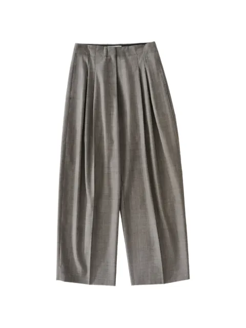 Studio Nicholson Lira pleated wool trousers Grey LIRASNW1681TROPICALWOOLWARMGREY