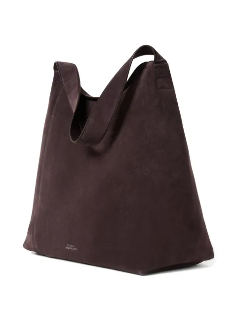 Studio Nicholson Hobo Type 1 suede tote bag Brown HOBOTYPE1SN756VESUVIOSUEDECONKER