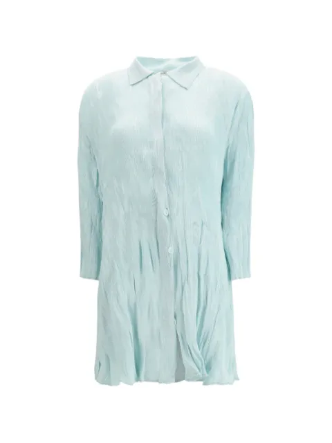 Gongdid Design long-sleeve mini dress Blue GD174MNT