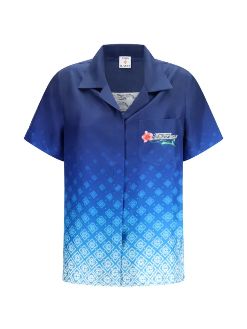 Casablanca short-sleeve shirt Blue WSP26SH20001