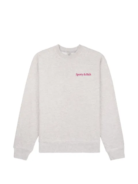 Sporty & Rich NY Motion crew-neck sweatshirt Grey ST07167300GY032