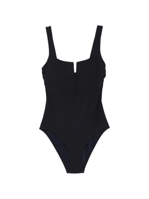 BONDI BORN Clemence square-neck swimsuit Black M003S
