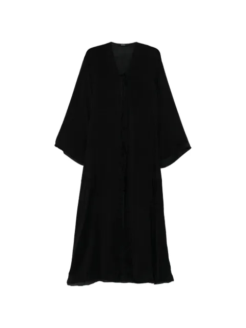 BONDI BORN Cremona tie-detail cover-up Black CU899NT
