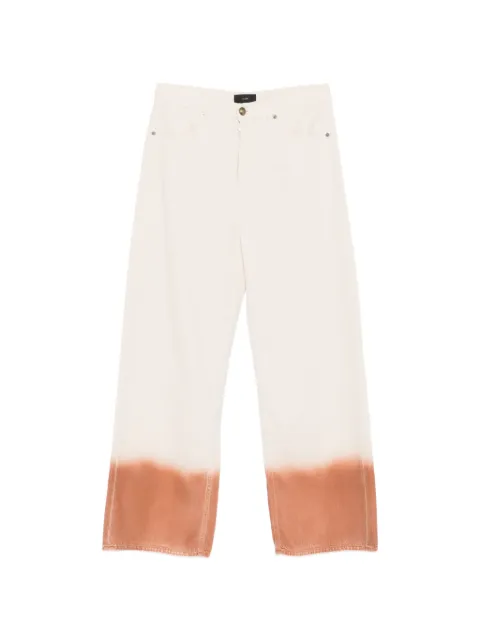 Alanui dip-dye trousers Neutrals LWYA01AR26DEN001