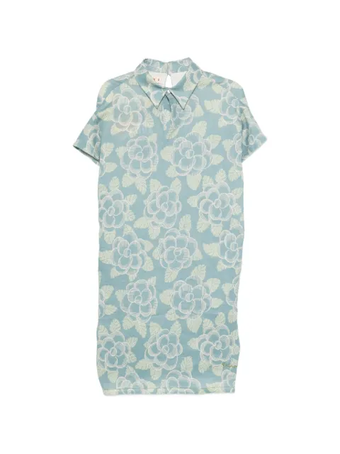 Marni floral collar dress Blue ABMA1537S0UTR028