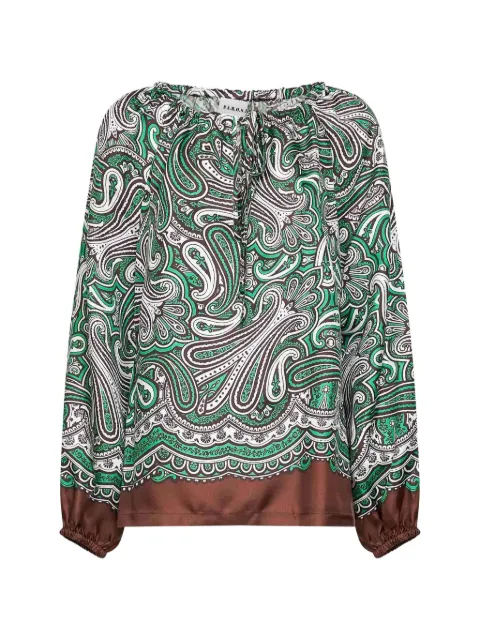 P.A.R.O.S.H. paisley-print silk blouse White D313364SKINDY805