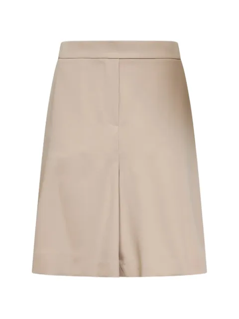 P.A.R.O.S.H. pleated tailored shorts Neutrals D210178PANTY26004
