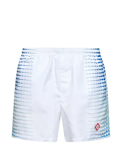 Casablanca logo-patch swim shorts White MSP26TR032