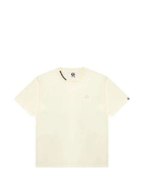 AAPE BY *A BATHING APE® logo-detail T-shirt Neutrals ATE1814XXQ