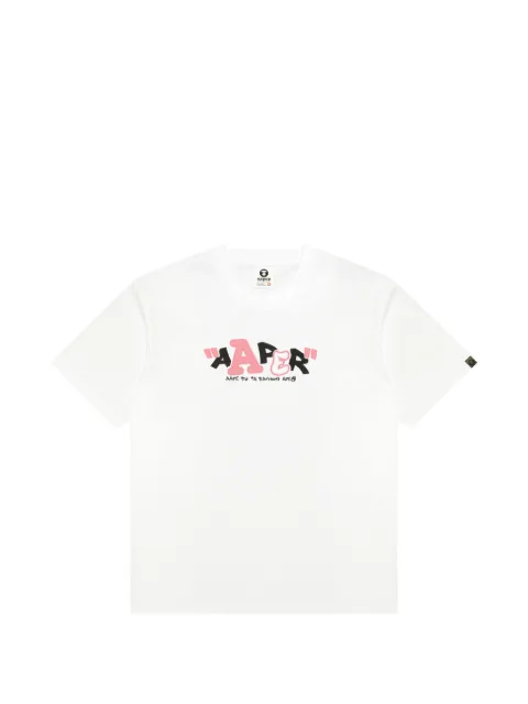 AAPE BY *A BATHING APE® graphic T-shirt White ATE1822XXQ