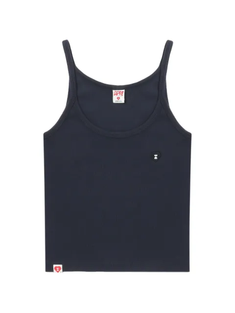 APEE™ by *A BATHING APE® ribbed top Blue 00CVTL702302L