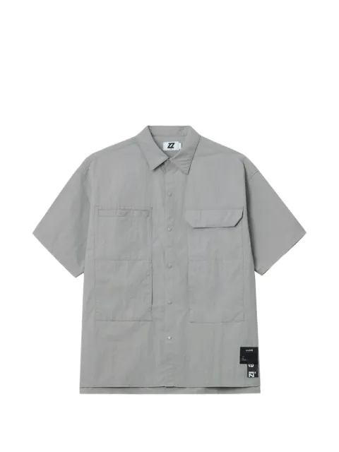 izzue patch pocket shirt Grey IZXSRM00415X