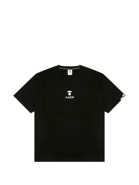 AAPE BY *A BATHING APE® logo-print T-shirt Black ATE1841XXQ