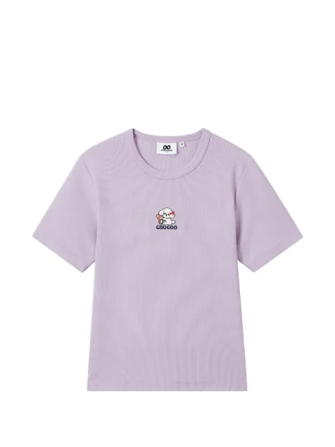 CHOCOOLATE short-sleeve T-shirt Purple B1XTEW01026X
