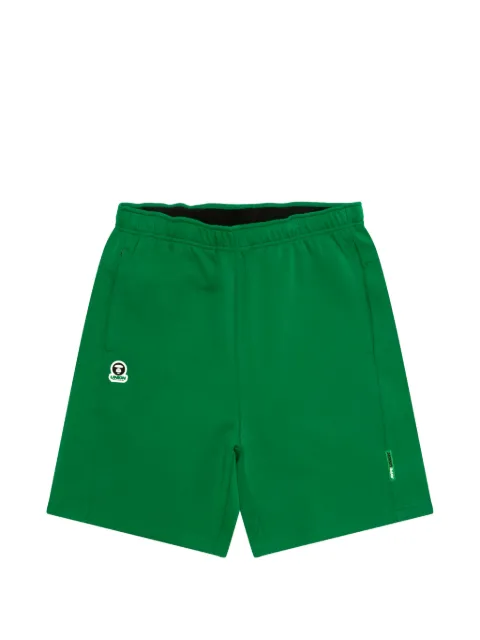AAPE BY *A BATHING APE® embroidery-logo shorts Green ASPD637XXQ