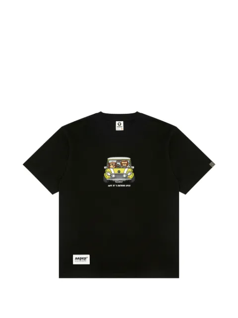 AAPE BY *A BATHING APE® graphic-print T-shirt Black ATE1827XXQ