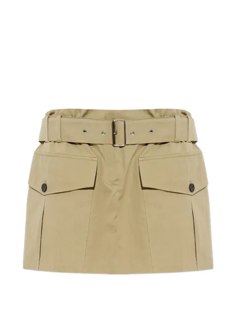 IRO belted mini skirt Neutrals 26SWP31INOA