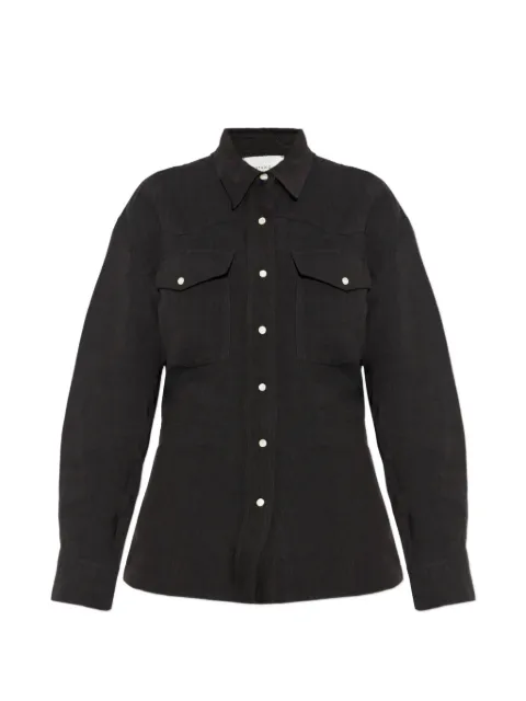 Studio Nicholson buttoned pocket shirt Black KRAUSSSNW1807
