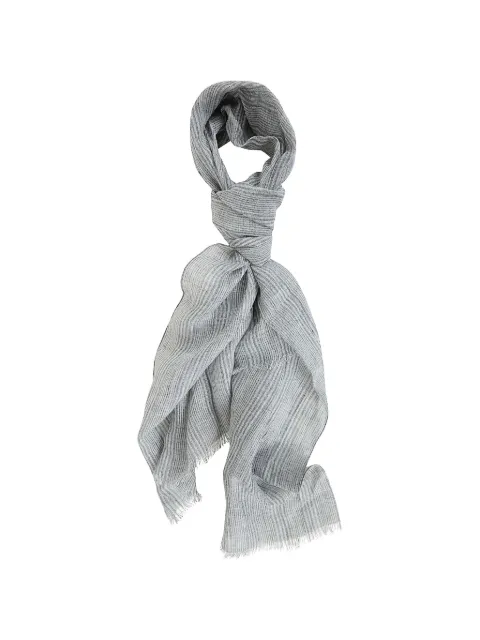 Brunello Cucinelli frayed-edge scarf Grey MSCDAGL72CL07