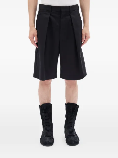 Ann Demeulemeester pleated shorts Black B0013736FA709
