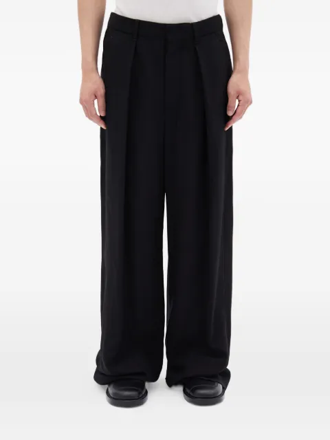 Ann Demeulemeester Botel pleated trousers Black B0013735FA558