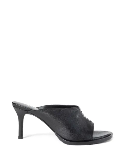 Ann Demeulemeester semi-glossy tanned leather pumps Black B0013862LT183