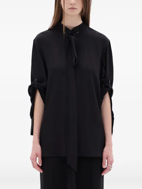 Ann Demeulemeester Dien lavallière neck-tie shirt Black B0013768FA713