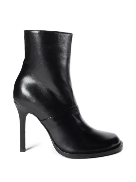 Ann Demeulemeester Melynappa plonge leather pumps Black B0013867LT187