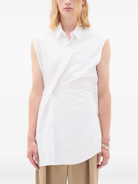 Ann Demeulemeester Dorian sleeveless shirt White B0013903FA026