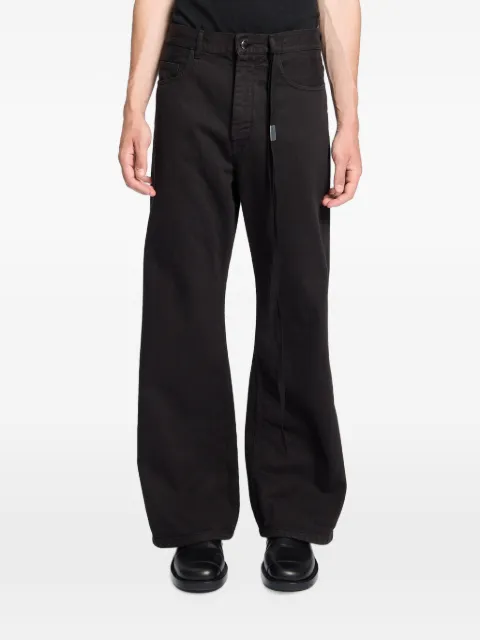 Ann Demeulemeester Modest five-pocket flared jeans Black B0013616FA038