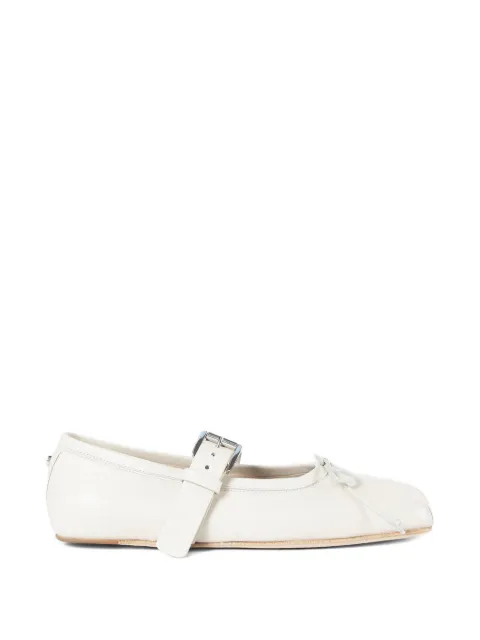 Ann Demeulemeester Zoey buckle ballerinas White B0013323LT186